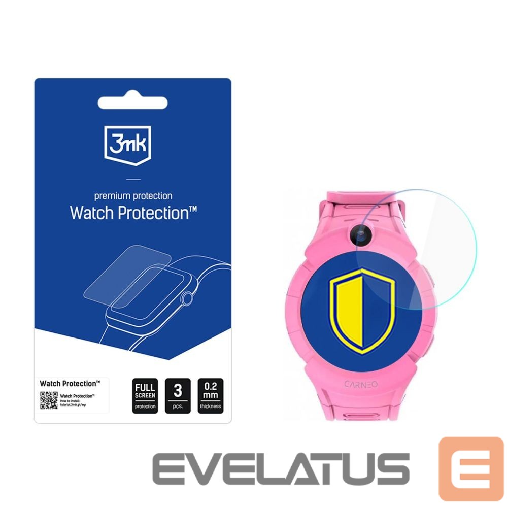 Kitos prekės 3MK Hybrid glass for the display of the 3mk smartwatch Watch Protection FlexibleGlass on Carneo GuardKid+ Mini