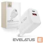 Kitos prekės Tech-Protect  Tech-Protect NCA45W-GAN 2-Port USB-C / USB-A 45W Wall Charger - White 