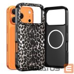 Kitos prekės Tech-Protect  Tech-Protect Lamano MagSafe case for iPhone 17 Pro Max - black and brown 