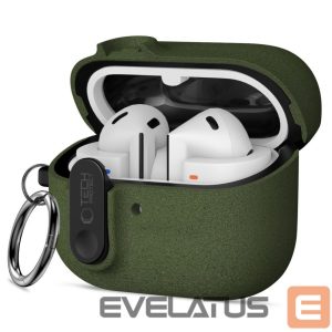 Kitos prekės Tech-Protect  Tech-Protect Slim Hook Case for Samsung Galaxy Buds 3 / 3 FE / 3 Pro - Green 