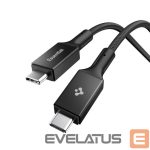 Kitos prekės Spigen  Spigen Essential EB24015CC USB-C / USB-C 240W 150cm Cable - Black 