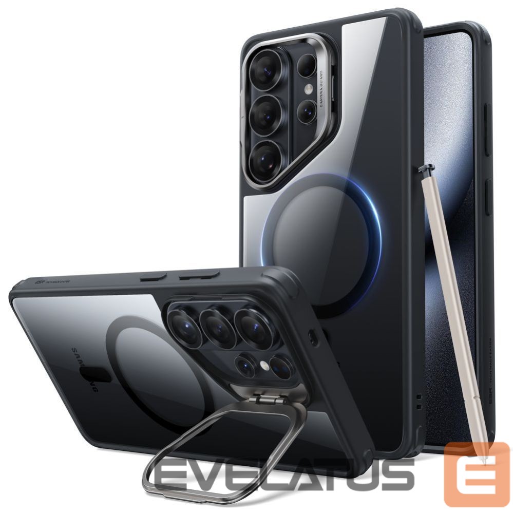 Kitos prekės ESR ESR Classic Hybrid Kickstand MagSafe Case for Samsung Galaxy S26 Ultra - Clear Black