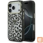 Kitos prekės Guess  Guess Leopard Glitter MagSafe Case for iPhone 17 Pro Max - Black 