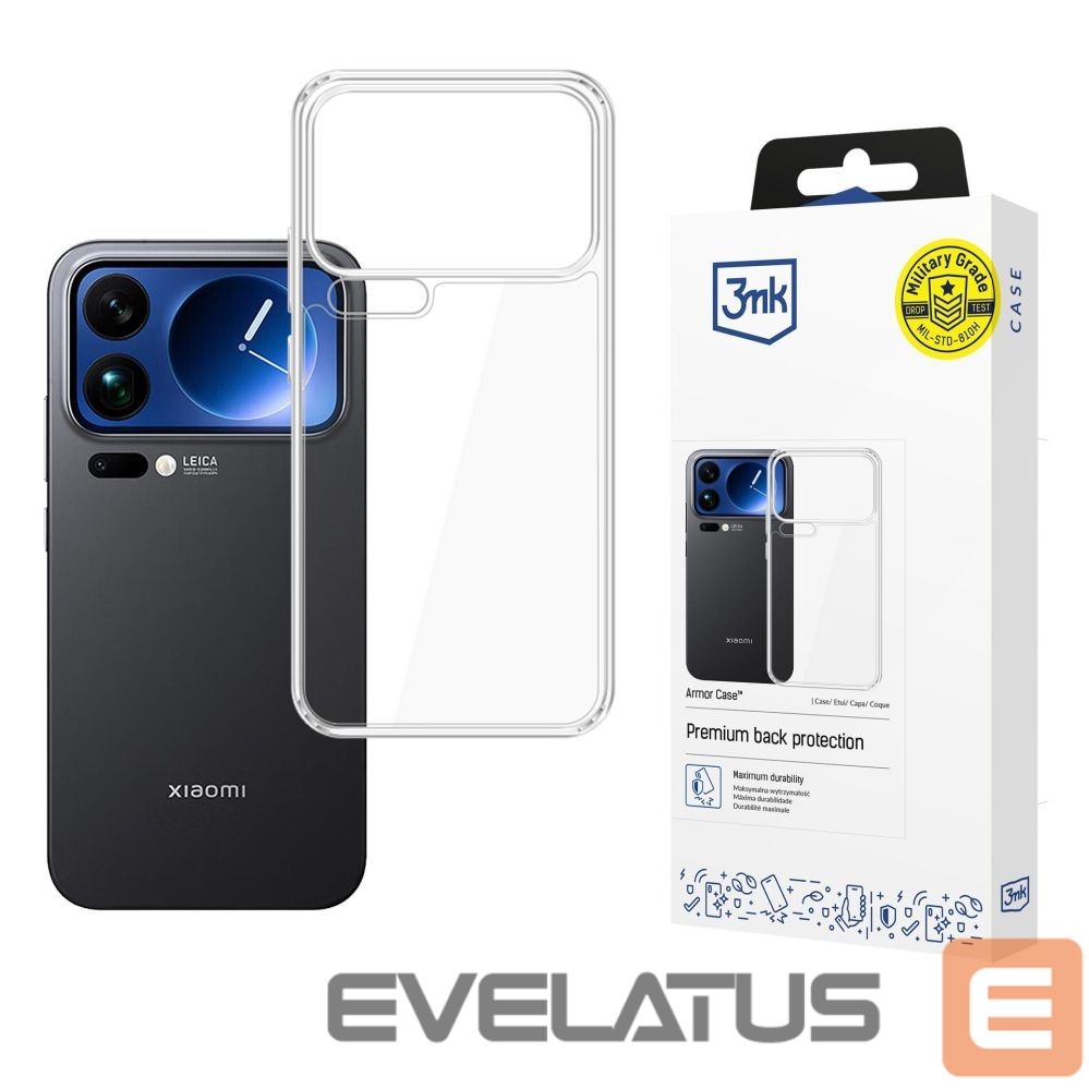 Kitos prekės 3MK 3mk Armor Case for Xiaomi 17 Pro Max - transparent
