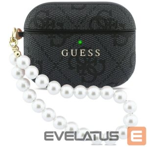 Kitos prekės Guess  Guess 4G Pearl Strap Case for AirPods Pro 3 - Black 