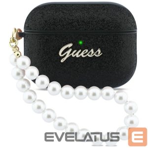 Kitos prekės Guess  Guess Glitter Pearl Strap Case for AirPods Pro 3 - Black 