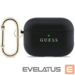 Kitos prekės Guess  Guess Grained Classic Logo case for AirPods Pro 3 - black 