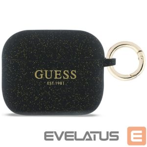 Kitos prekės Guess  Guess Silicone Glitter Ring Case for AirPods Pro 3 - Black 