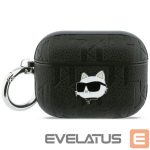 Kitos prekės Karl Lagerfeld  Karl Lagerfeld Monogram Choupette Head Case for AirPods Pro 3 - Black 