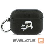 Kitos prekės Karl Lagerfeld  Karl Lagerfeld Monogram Karl & Choupette Head Case for AirPods Pro 3 - Black 