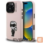 Kitos prekės Karl Lagerfeld  Karl Lagerfeld Silicone Karl Sketch MagSafe Case for iPhone 16 Pro - Pink 