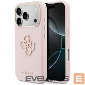 Kitos prekės Guess  Guess FW Resin Logo Case for iPhone 17 Pro - Pink 