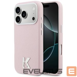 Kitos prekės Karl Lagerfeld  Karl Lagerfeld Karl Head Logo MagSafe Case for iPhone 17 Pro Max - Pink 