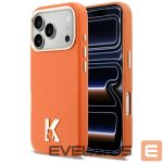Kitos prekės Karl Lagerfeld  Karl Lagerfeld Karl Head Logo MagSafe Case for iPhone 17 Pro - Orange 