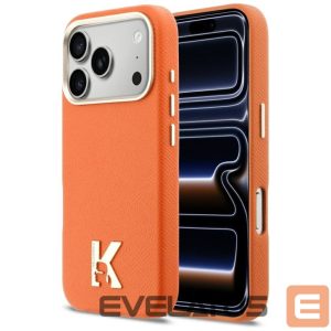 Kitos prekės Karl Lagerfeld  Karl Lagerfeld Karl Head Logo MagSafe Case for iPhone 17 Pro - Orange 