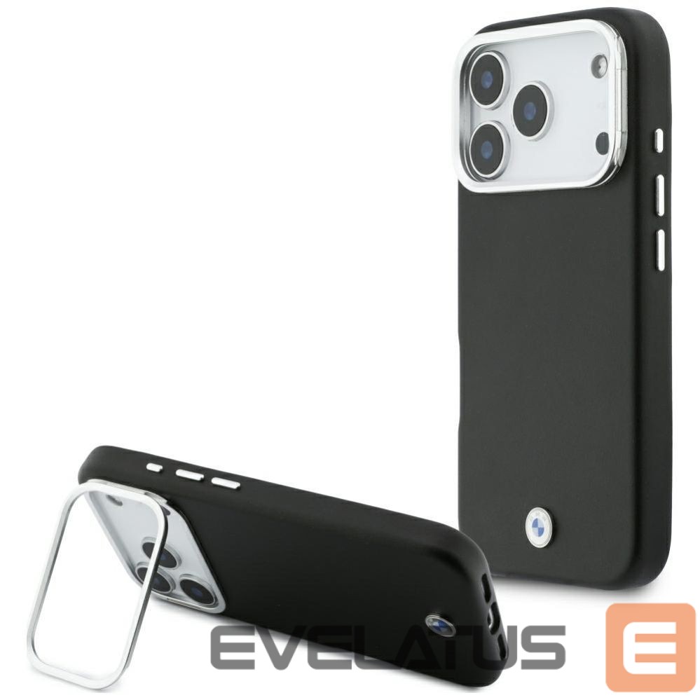 Kitos prekės BMW BMW M Sign Metal Logo MagSafe Case for iPhone 17 Pro - Black