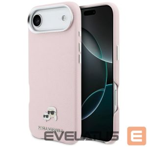 Kitos prekės Karl Lagerfeld  Karl Lagerfeld Karl & Choupette Head Pins Saffiano MagSafe iPhone Air Case - Pink 