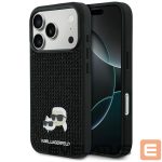Kitos prekės Karl Lagerfeld  Karl Lagerfeld Rhinestones Karl&Choupette Pin Case for iPhone 17 Pro - Black 