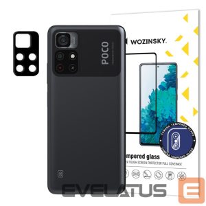 Kitos prekės Wozinsky  Wozinsky Full Camera Glass 9H Full Camera Tempered Glass for Xiaomi Poco M4 Pro 5G Camera 