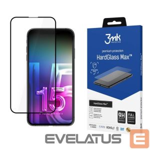 Kitos prekės 3MK  Apple iPhone 15 Plus - 3mk HardGlass Max 