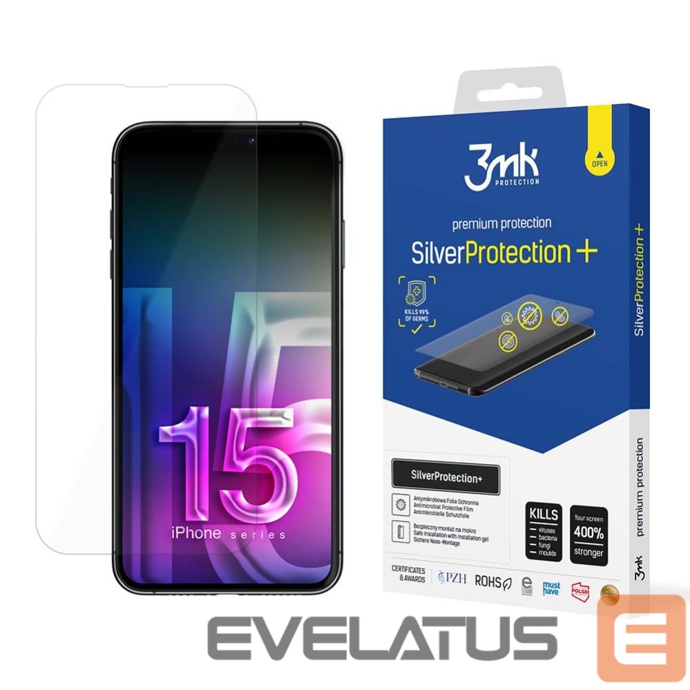 Kitos prekės 3MK Apple iPhone 15 Pro Max - 3mk SilverProtection+