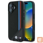 Kitos prekės BMW  BMW M Meshed Tricolor Stripes MagSafe case for iPhone 16 - black 