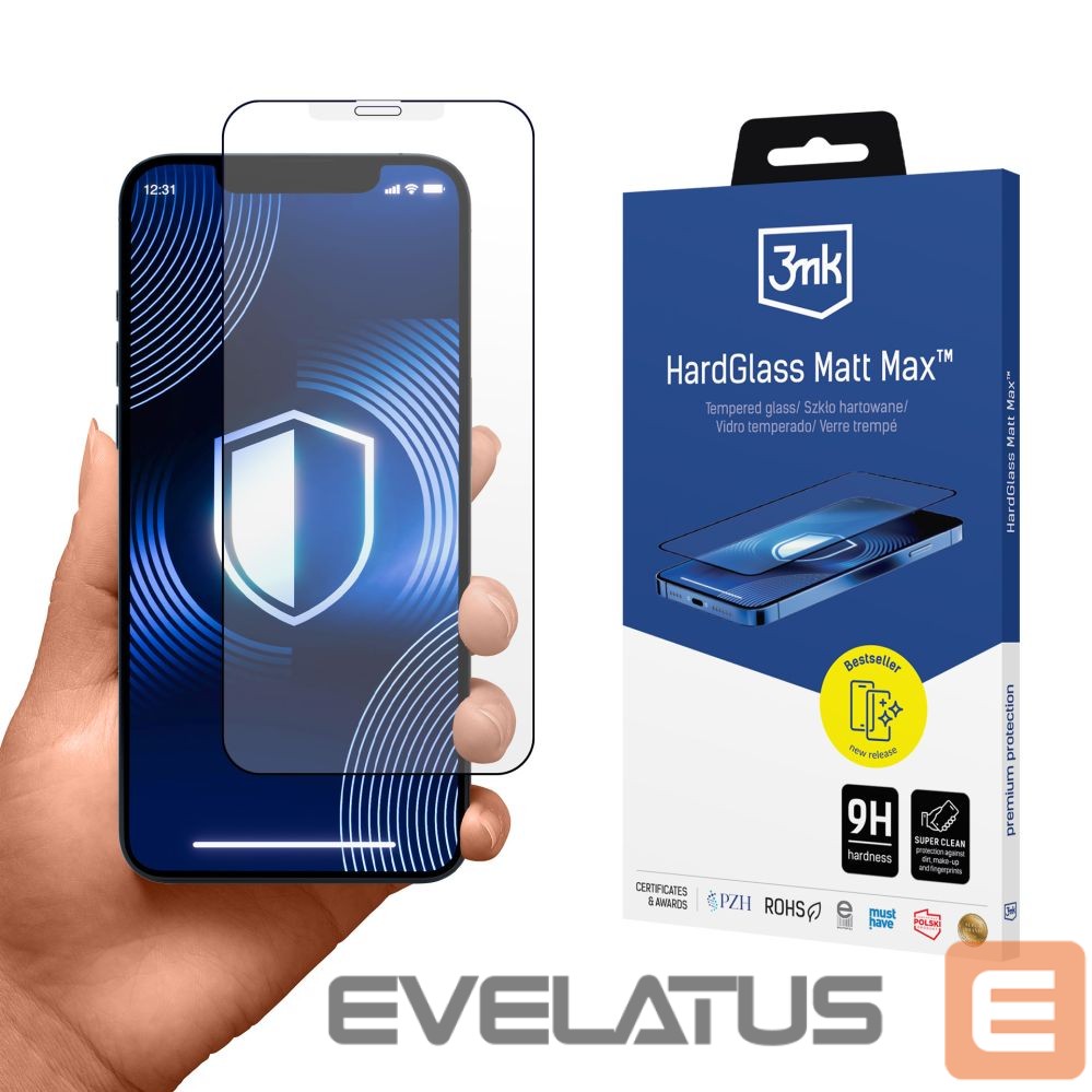 Kitos prekės 3MK Matte tempered glass 3mk HardGlass Matt Max for Apple iPhone X/XS/11 Pro