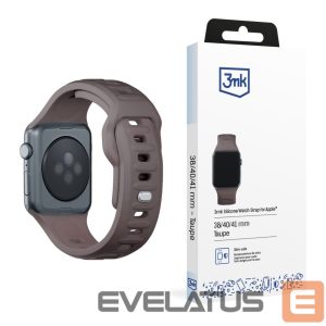 Kitos prekės 3MK  3mk Silicone Watch Strap for Apple Watch 38/40/41 mm - Dark Gray 
