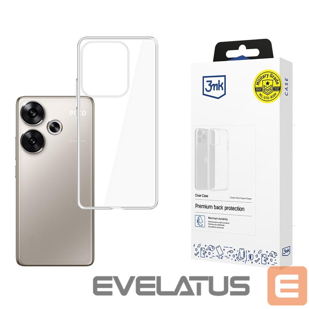Kitos prekės 3MK 3mk Clear Case for Xiaomi Poco F6 - transparent