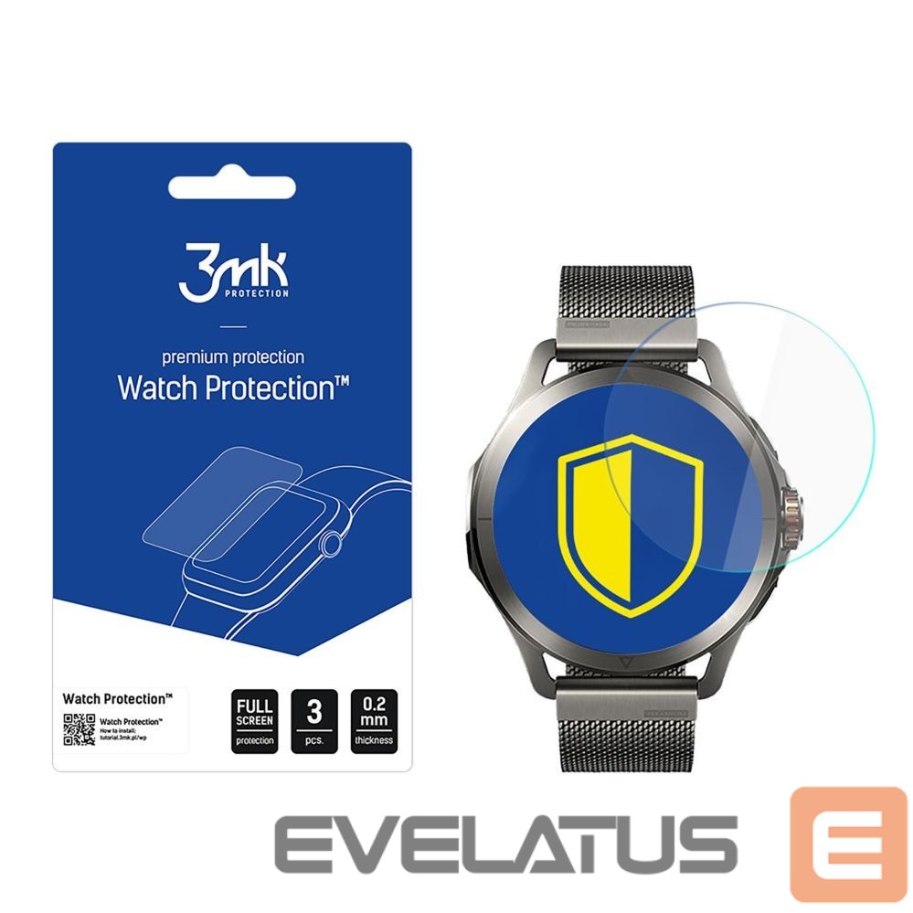 Kitos prekės 3MK Hybrid Glass 3mk Watch Protection FlexibleGlass for Xiaomi Watch S4 Sport