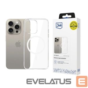 Kitos prekės 3MK  3mk Clear MagCase Case for Apple iPhone 15 Pro Max - Transparent 