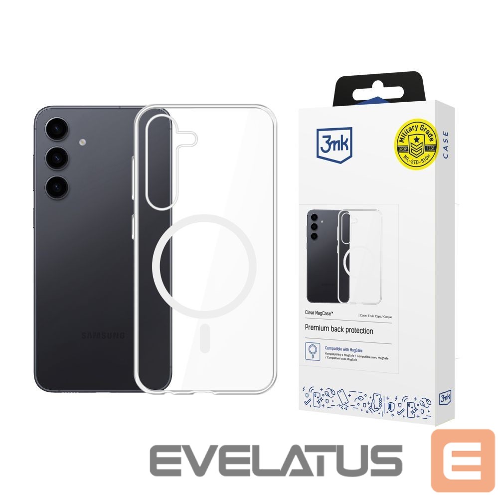 Kitos prekės 3MK 3mk Clear MagCase for Samsung Galaxy S24+ - transparent