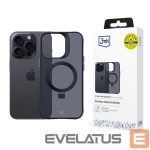 Kitos prekės 3MK  3mk Smoke Case Mag&Stand for Apple iPhone 16 pro max - black 
