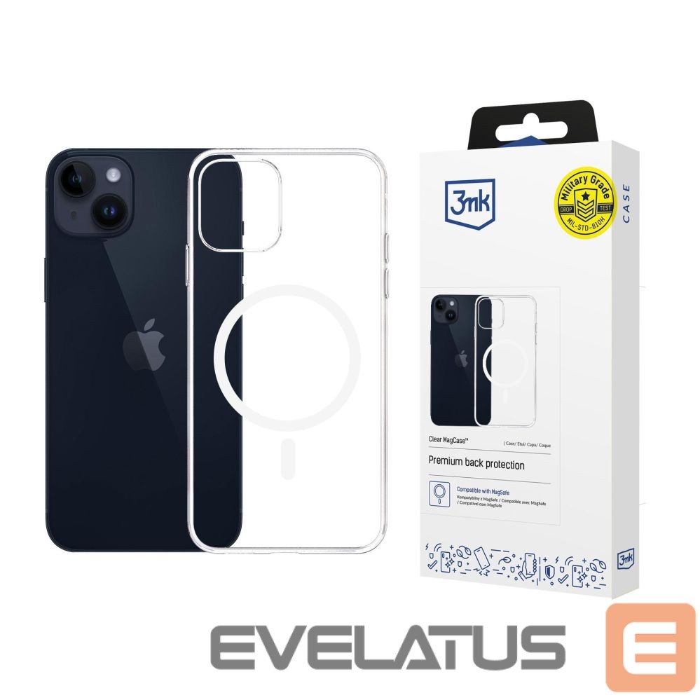 Kitos prekės 3MK 3mk Clear MagCase for Apple iPhone 14 Plus - transparent