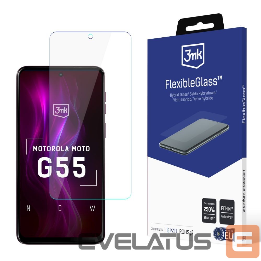 Kitos prekės 3MK Hybrid glass 3mk FlexibleGlass for Motorola Moto G55 5G
