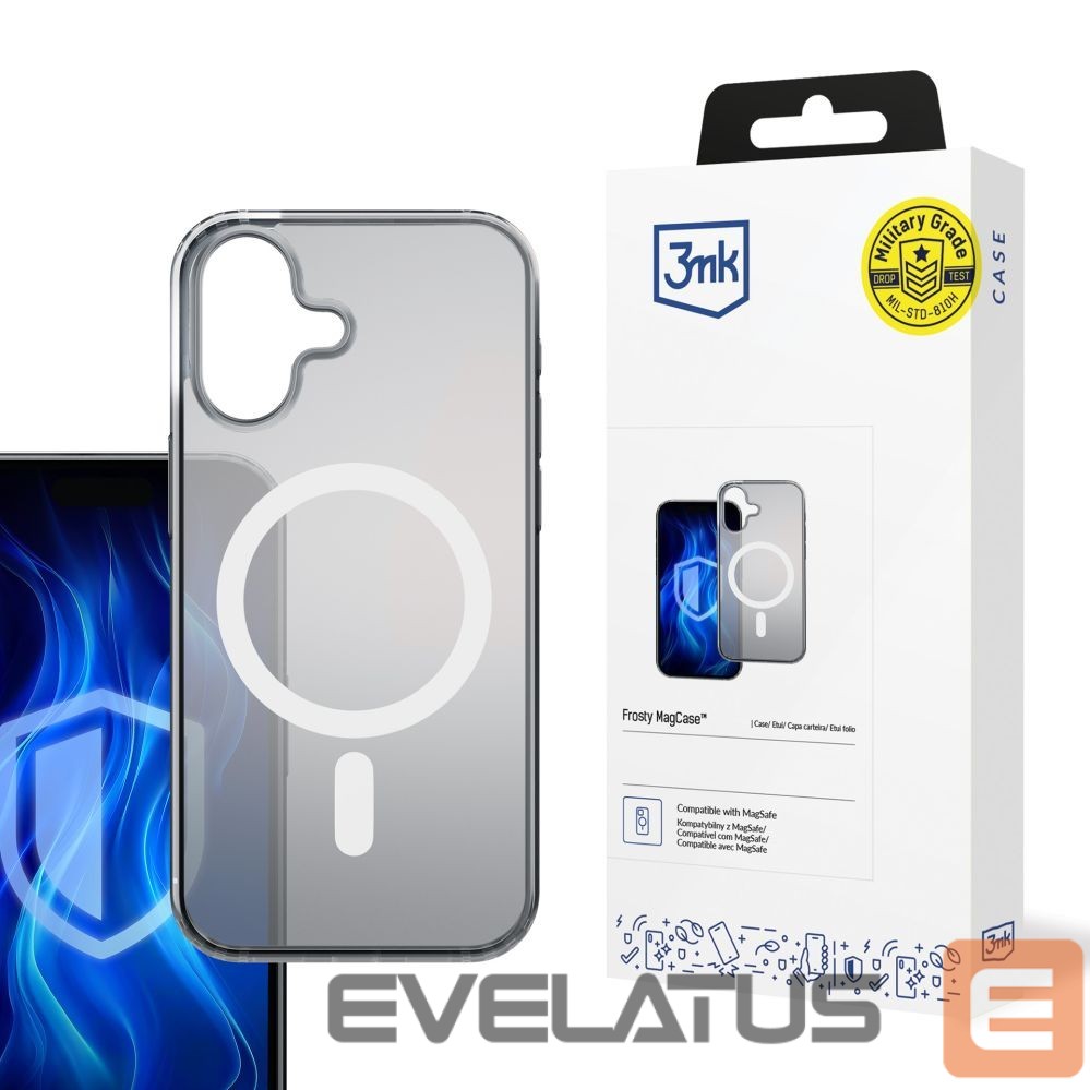 Kitos prekės 3MK 3mk Frosty MagCase White for Apple iPhone 16 Plus - white