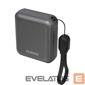 Išorinė baterija Dudao  Dudao K22+ Ultra-Compact Power Bank 10000mAh 22.5W USB-C with Pendant/Cable - Gray 