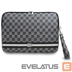 Kitos prekės DKNY  DKNY Sleeve Checkered Pattern Printed Stripes 14" Laptop Case - Black 