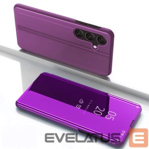 Kitos prekės Hurtel  Clear View Case for Samsung Galaxy S25 Cover with Flip - Pink 