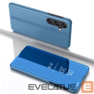 Kitos prekės Hurtel  Clear View Case for Samsung Galaxy S25+ Cover with Flip - Blue 