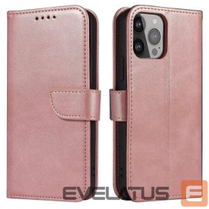 Kitos prekės Hurtel  Magnet Case with Flip for Samsung Galaxy S24 FE - Pink 