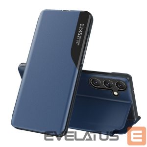 Kitos prekės Hurtel  Eco Leather View Case for Samsung Galaxy S24 FE with Flip and Stand - Blue 