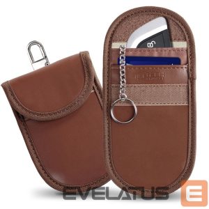 Kitos prekės Tech-Protect  Tech-Protect KLR100 RFID Blocking Car Key Case - Brown 