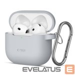 Kitos prekės Tech-Protect  Tech-Protect Silicone Hook Case for AirPods 4 - Gray 