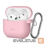 Kitos prekės Tech-Protect  Tech-Protect Silicone Hook Case for AirPods 4 - Pink 