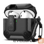 Kitos prekės Tech-Protect  Tech-Protect Carbonox Case for AirPods 4 - Black 