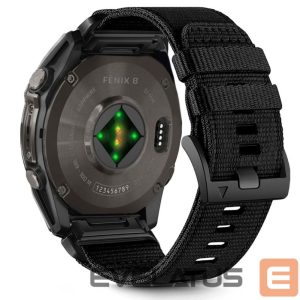 Kitos prekės Tech-Protect  Tech-Protect Nylon Strap for Garmin Fenix 5X / 5X PLUS / 6X / 6X PRO / 7X / 8 (51 mm) - Black 