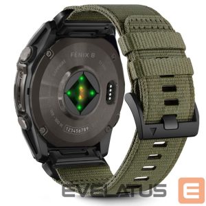 Kitos prekės Tech-Protect  Tech-Protect Nylon strap for Garmin Fenix 5X / 5X PLUS / 6X / 6X PRO / 7X / 8 (51 mm) - green 