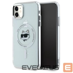 Kitos prekės Karl Lagerfeld  Karl Lagerfeld IML Metal Choupette Head MagSafe iPhone 11 Case - White 