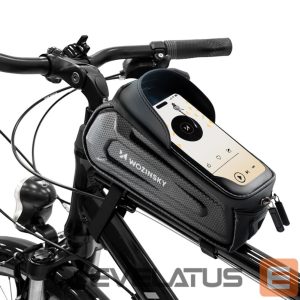 Dviračio priedas Wozinsky  Wozinsky bicycle bag for the frame, armored, with a phone pocket, 1.7 l - black 